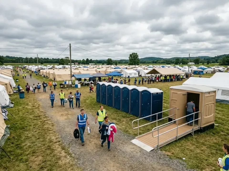 disaster-relief-camp-restrooms-010 — frequently asked questions, Dumpster & Portable Bathrooms Rental in Newcastle, WY